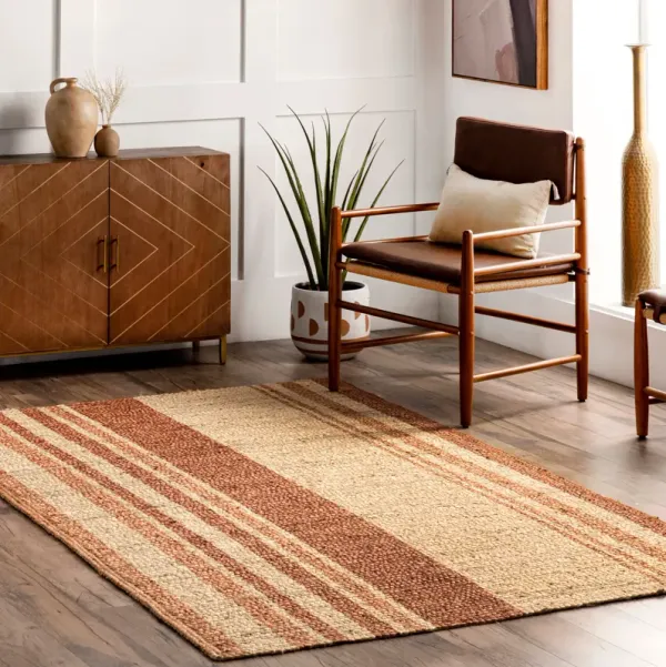 Claudia Striped Jute Rug