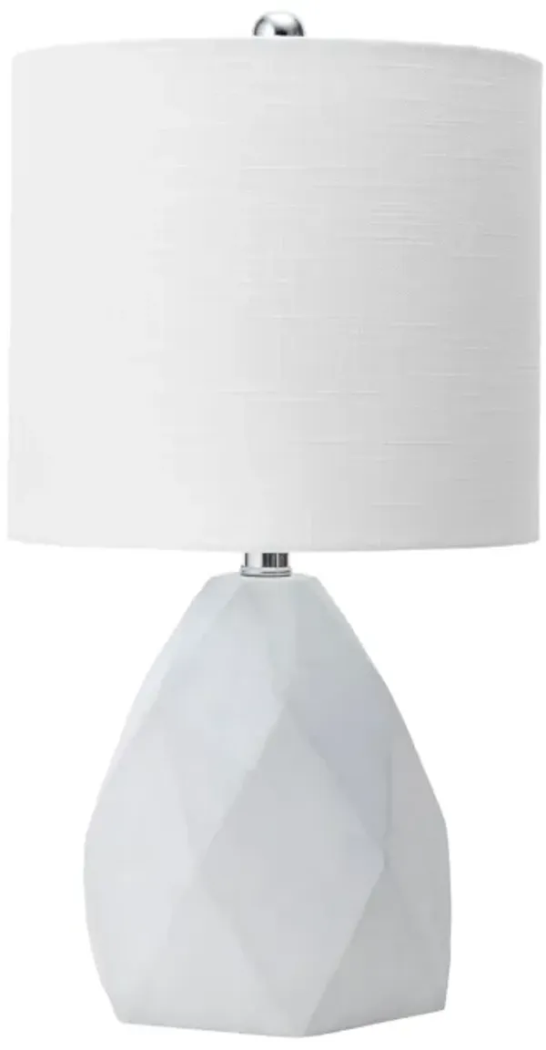 21-inch Polished Cement Dome Table Lamp