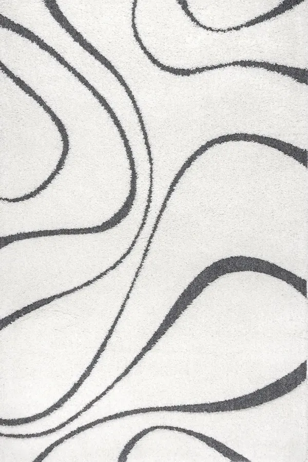Shaggy Curves Rug
