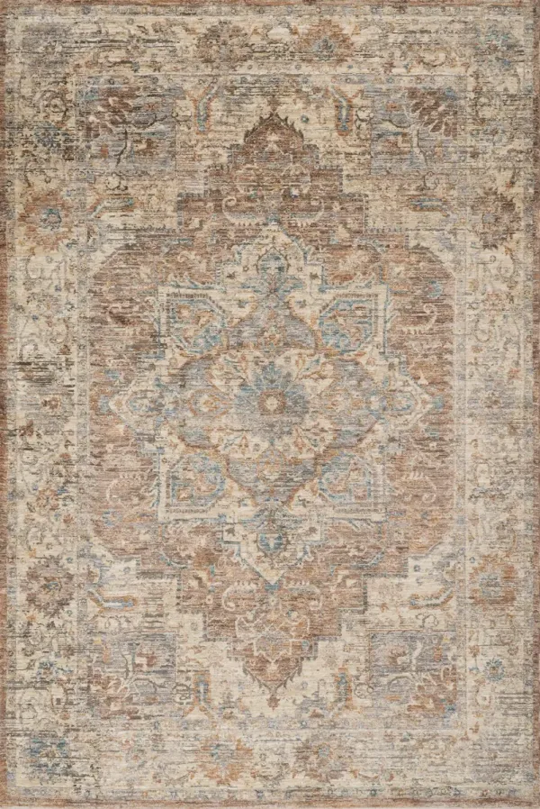 Meilin Traditional Vintage Floral Rug
