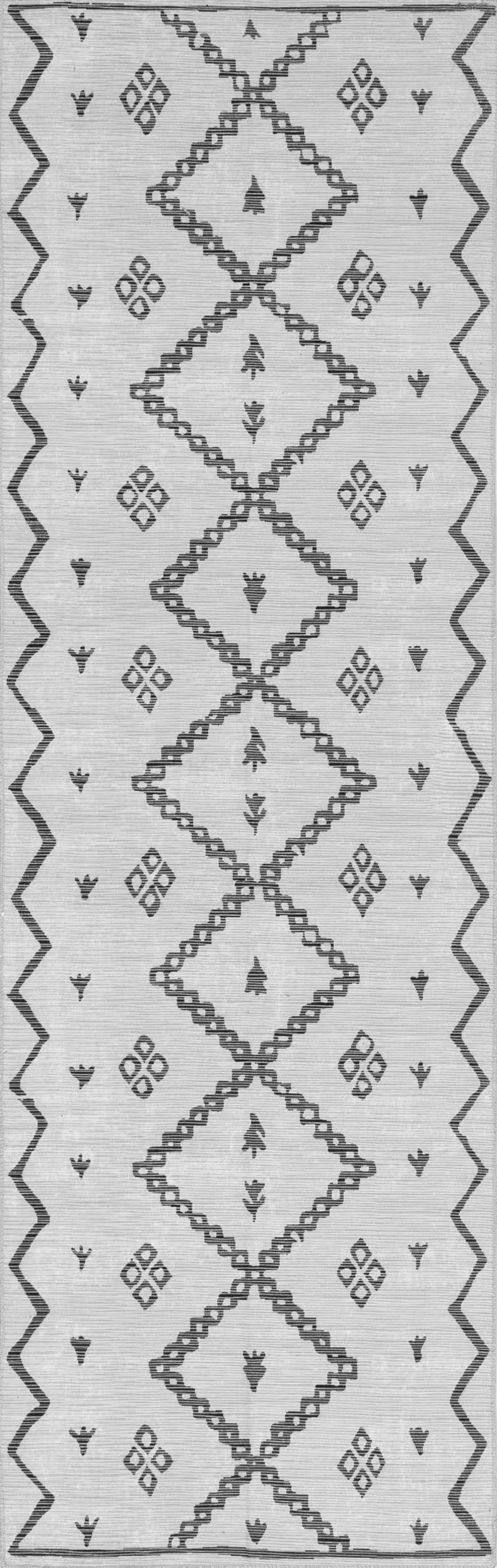 Beatrice Washable Trellis Rug