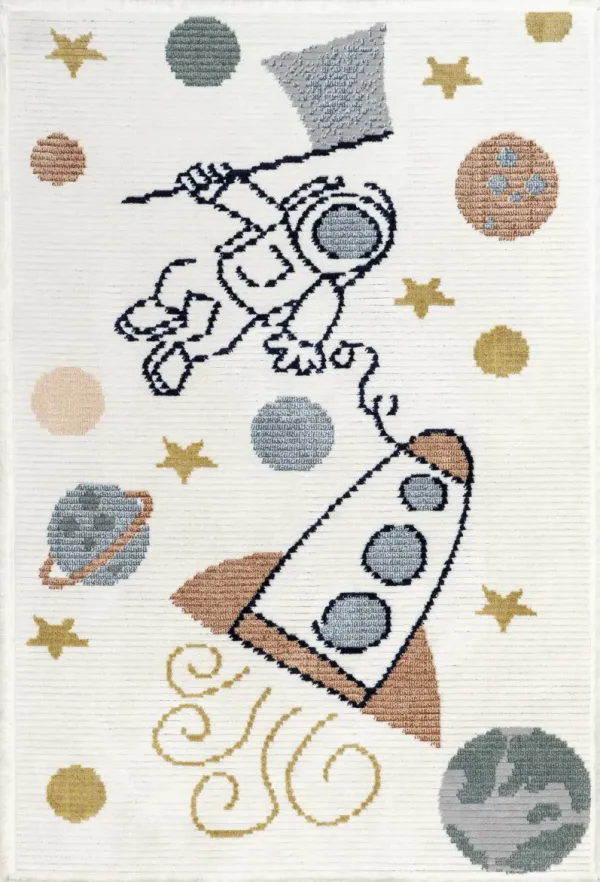 Rasha Kids Astronauts In Space Rug