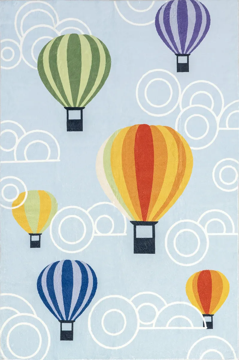 Wanids Balloons Kids Washable Rug