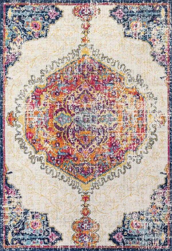 Frilly Corinthian Medallion Rug