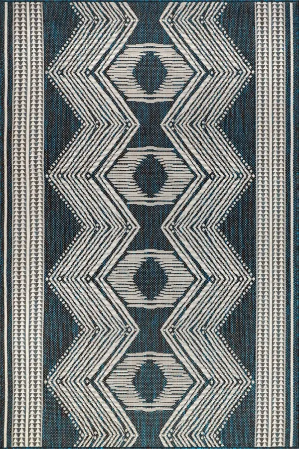 Iris Totem Indoor/Outdoor Flatweave Rug