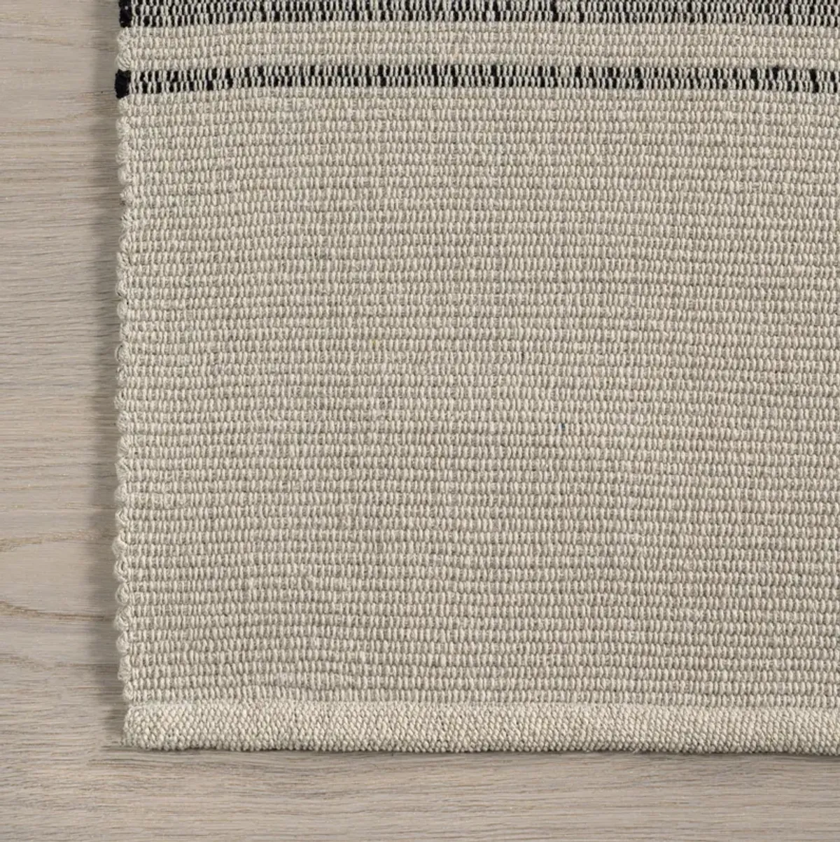 Bergamot Striped Cotton Rug
