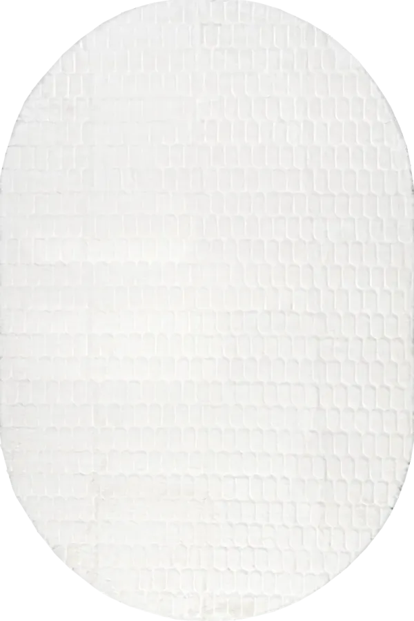 Milazia Honeycomb Plush Cloud Washable Rug