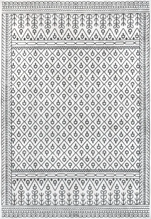 Valerie Washable Graphics Rug