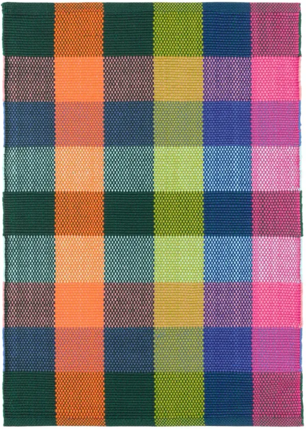 Happy Plaid Handwoven Indoor/Outdoor Rug