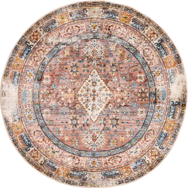 Archer Distressed Medallion Rug