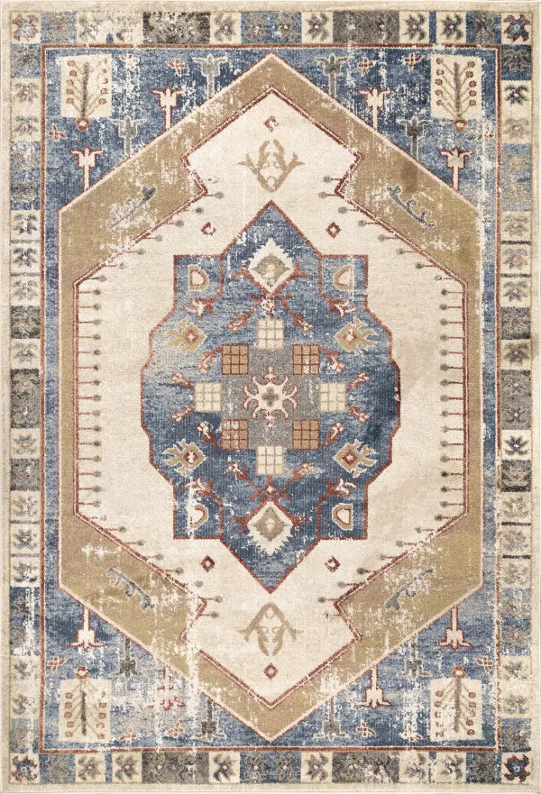 Glossy Medallion Rug