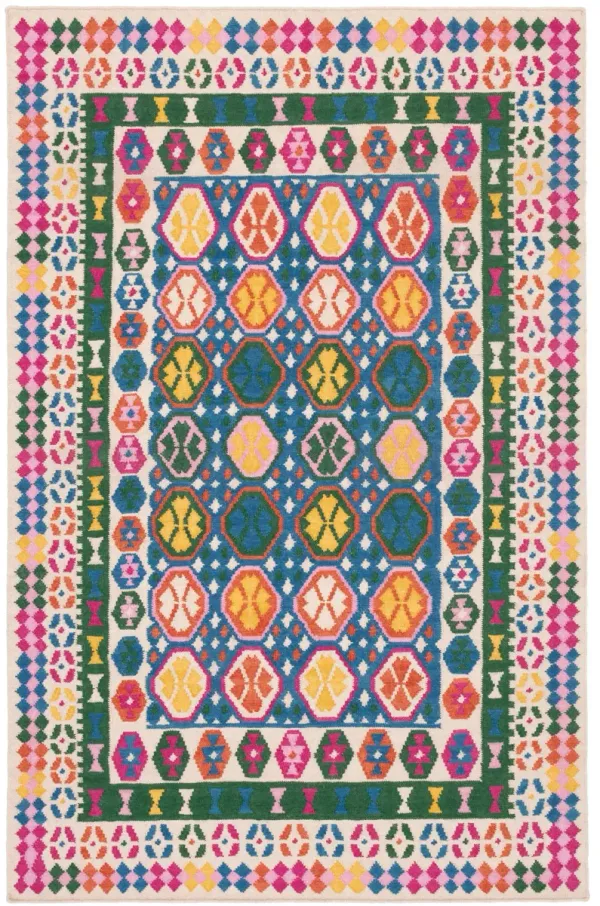 Rainbow Row Handwoven Wool Rug