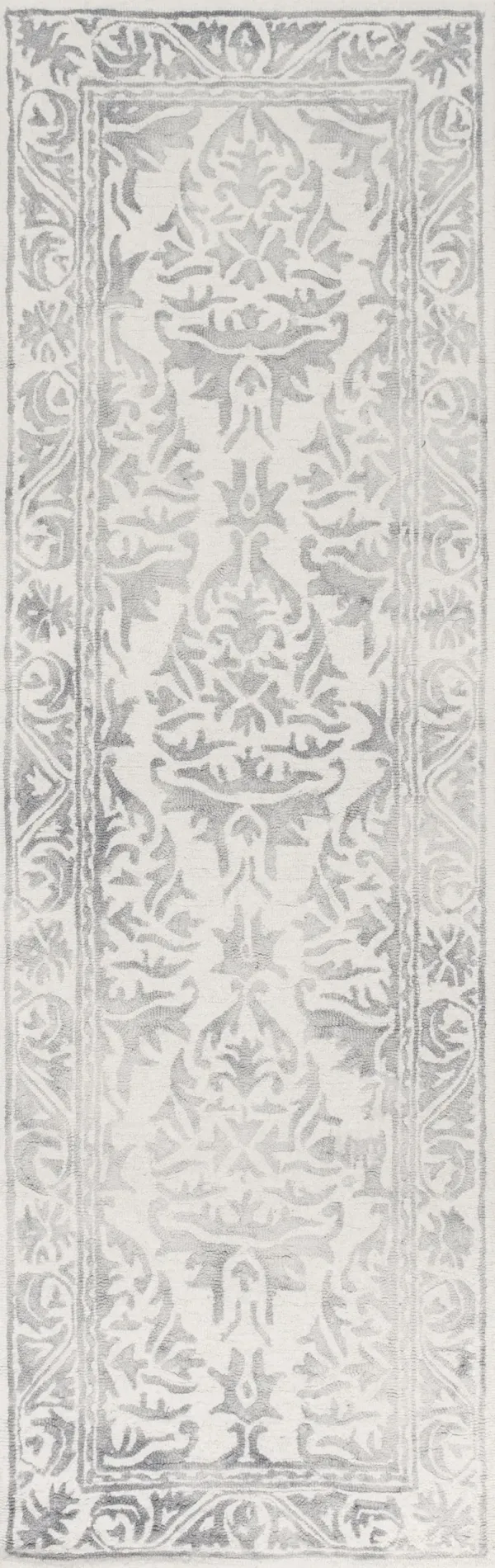Damask Border Rug