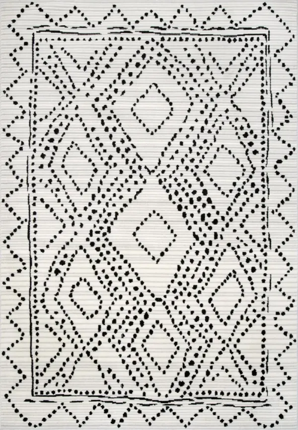 Dotted Diamond Trellis Rug