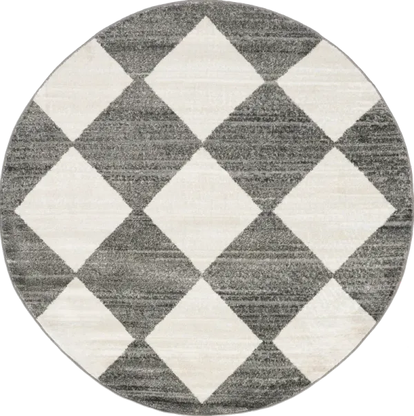 Kayla Checkerboard Tiled Rug