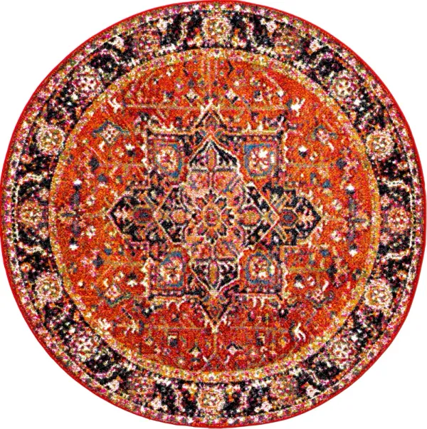 Blossom Emblem Indoor/Outdoor Rug