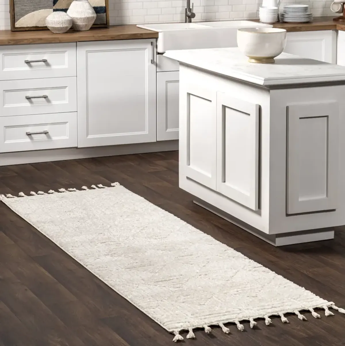 Shafali Tiled Trellis Rug