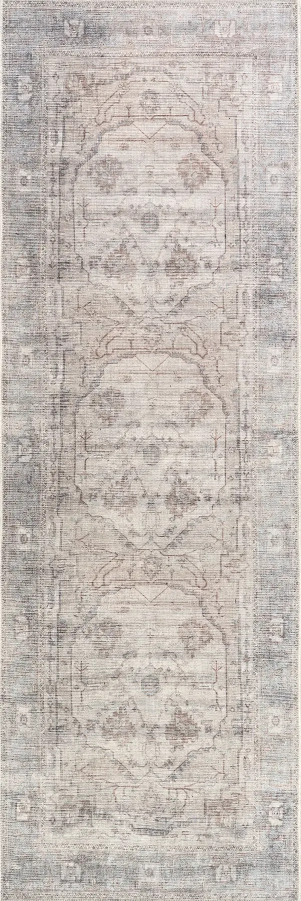 Tabby Medallion Washable Rug