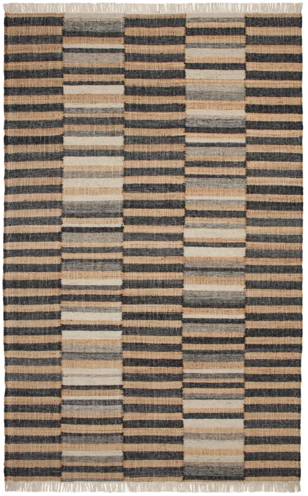 Ravel Stripe Handwoven Wool Rug