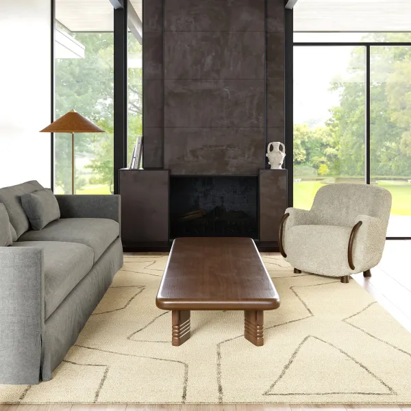 Mulholland Textured Wool Rug