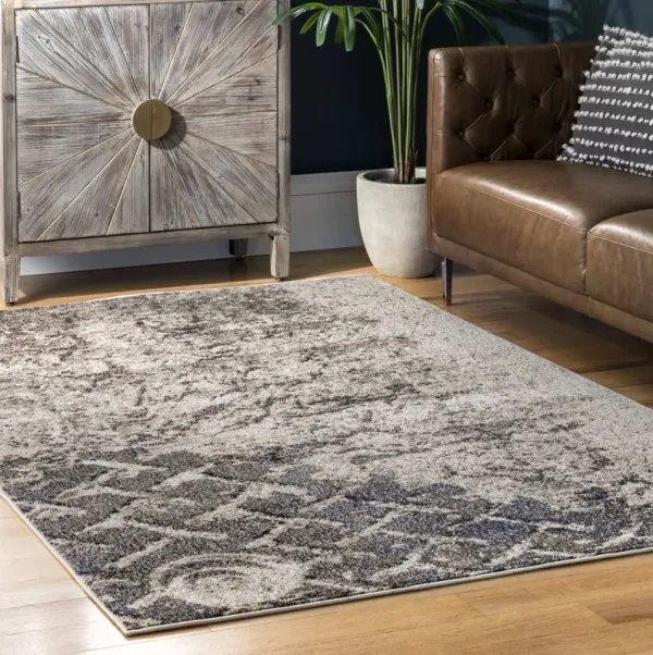 Distressed Trellis Rug