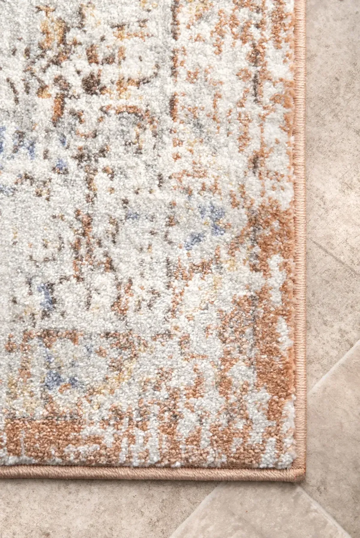 Vintage Cardinal Medallion Rug