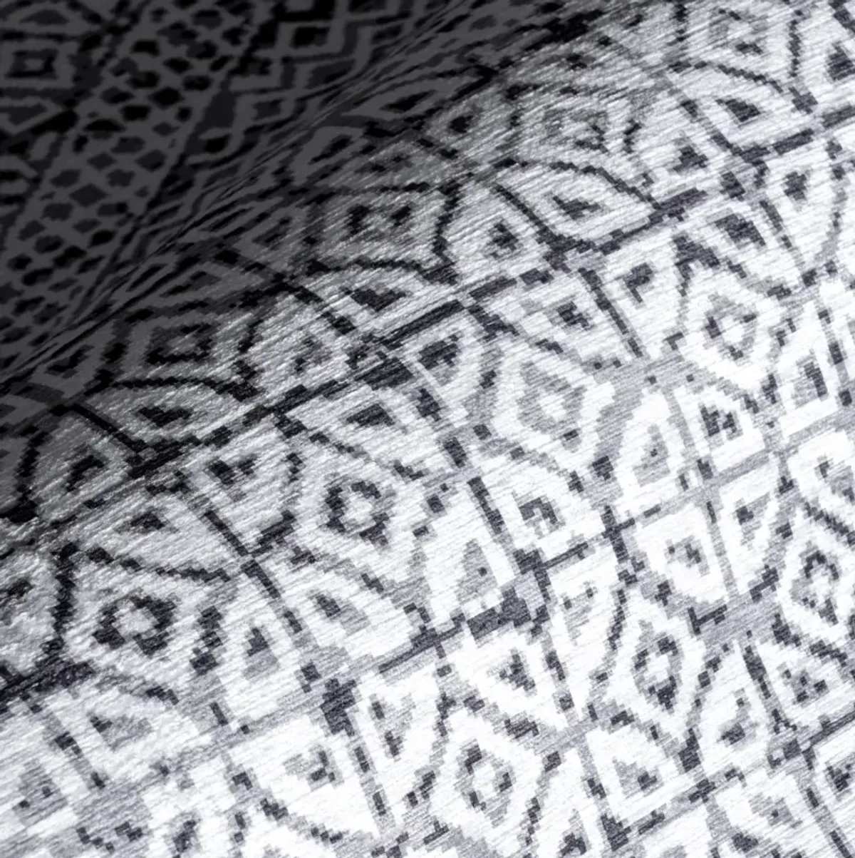 Diamond Mosaic Spill Proof Washable Rug