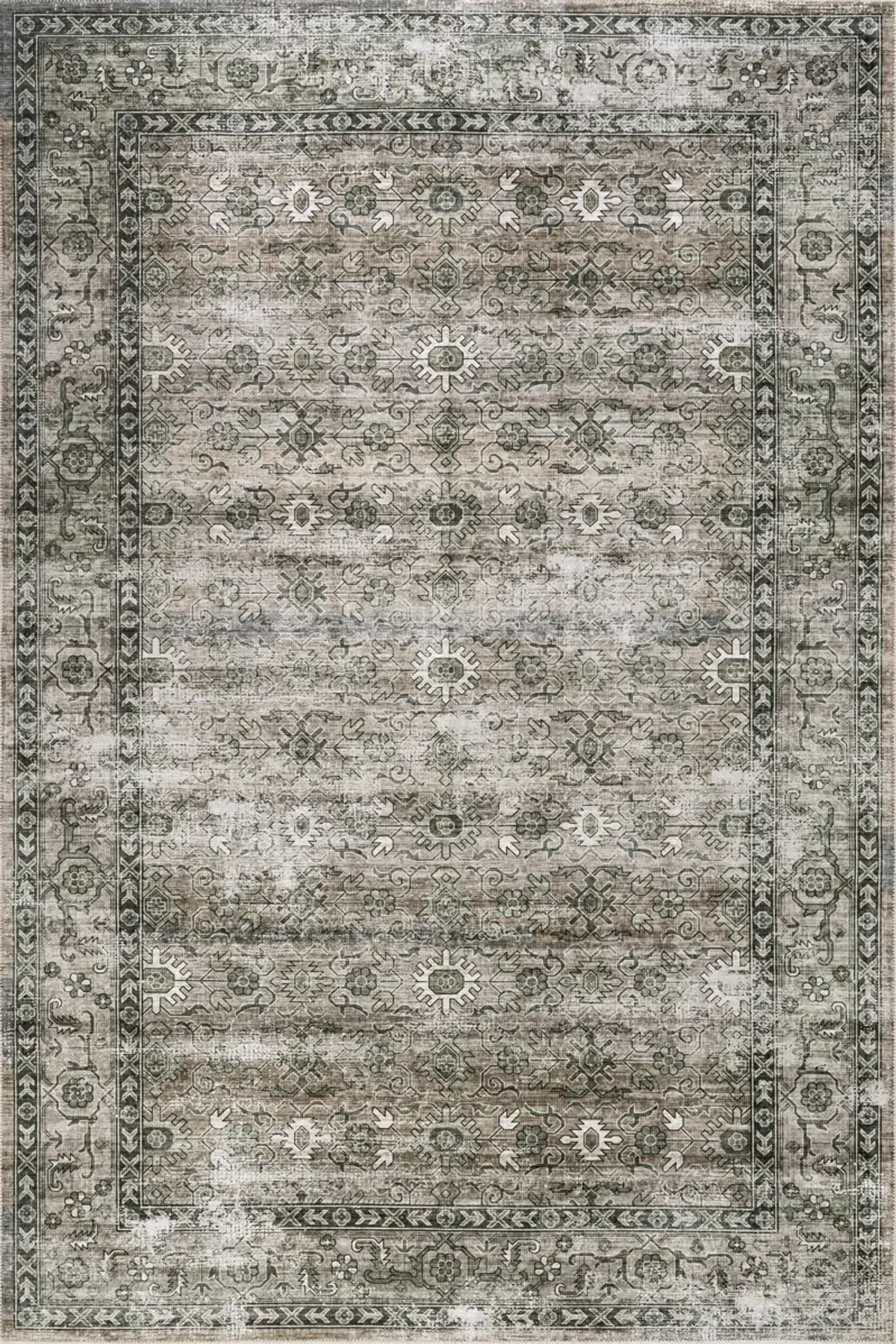 Myrtle Spill Proof Washable Vintage Rug