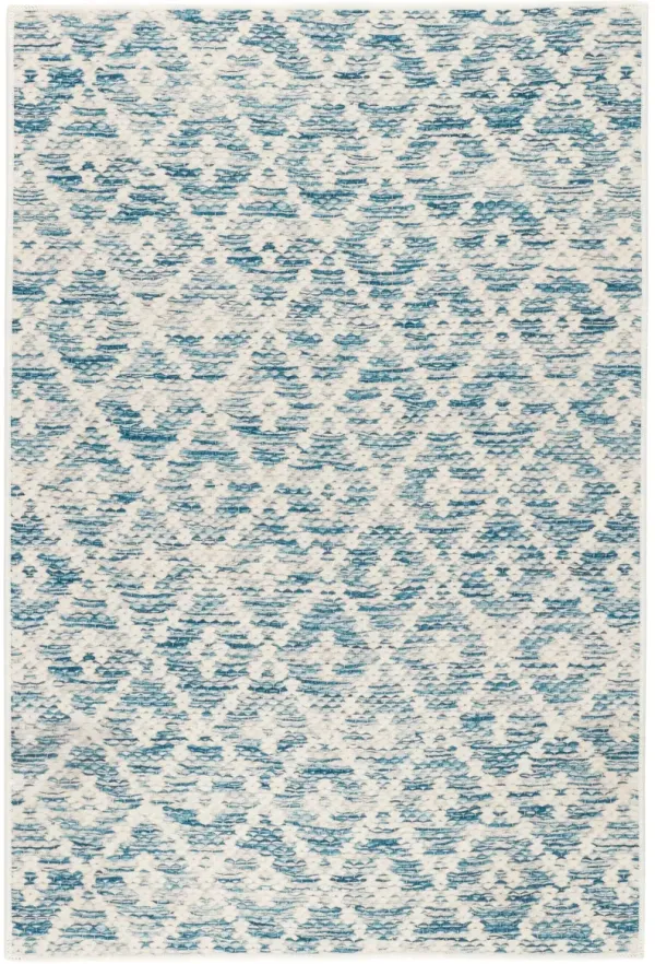 Melange Diamond Machine Washable Rug