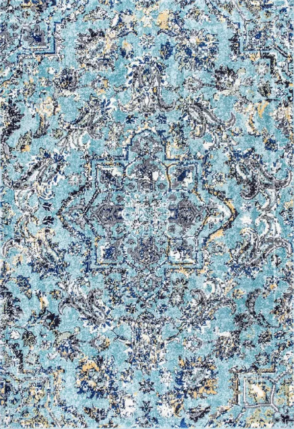 Pointelle Paisley Rug