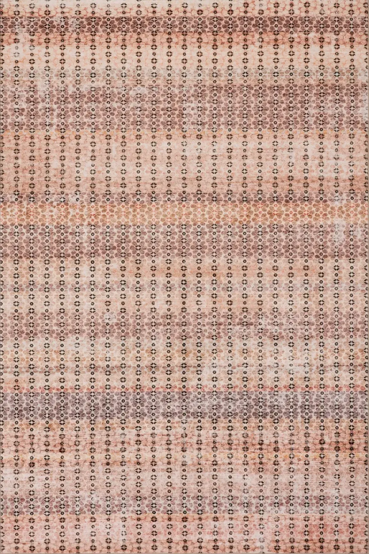 Feline Dotted Stripe Washable Rug