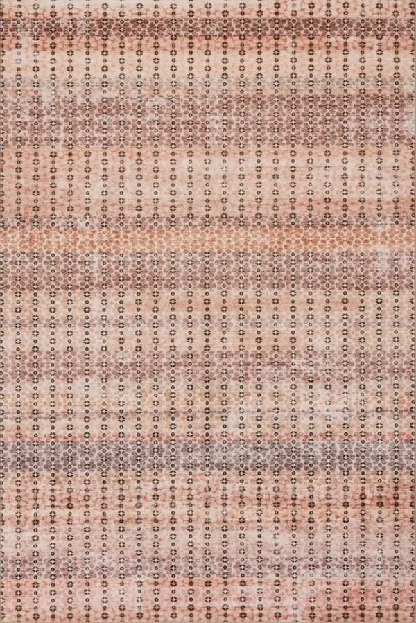 Feline Dotted Stripe Washable Rug