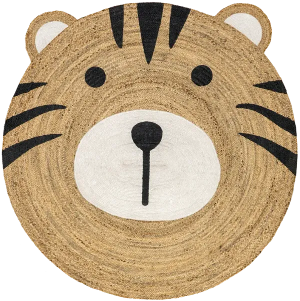 Tonia Tiger Handwoven Kids Rug