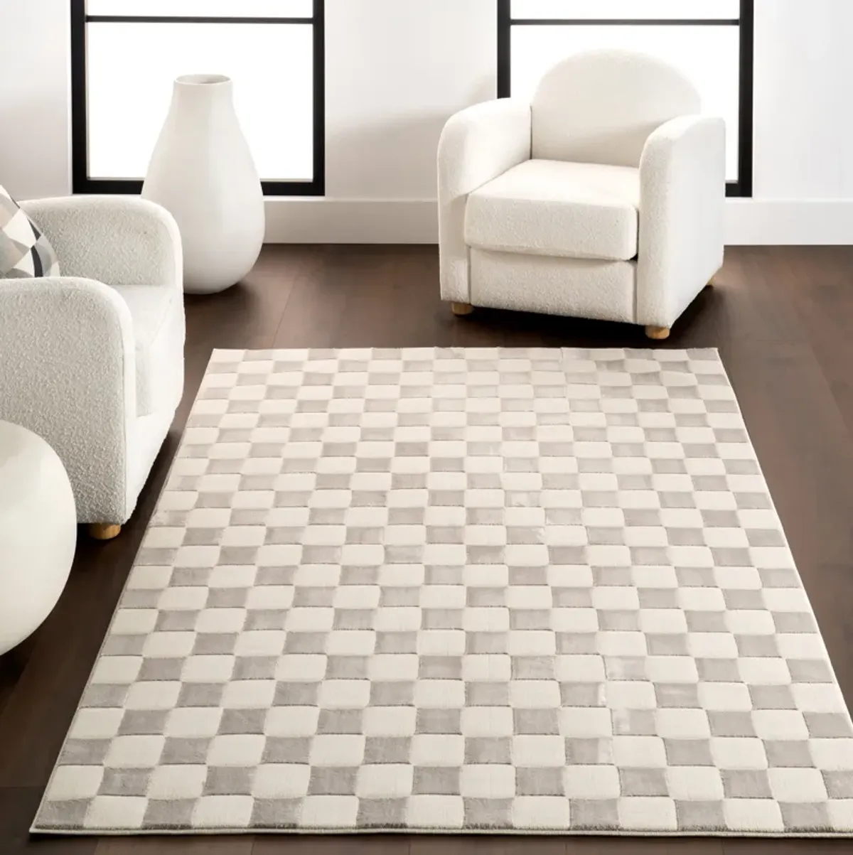 Cape May Plush Textured Washable Rug