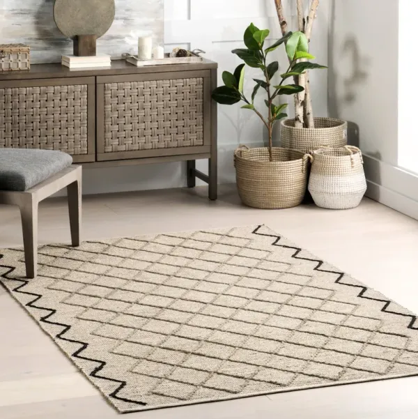 Maudie Trellis Jute-Blend Rug