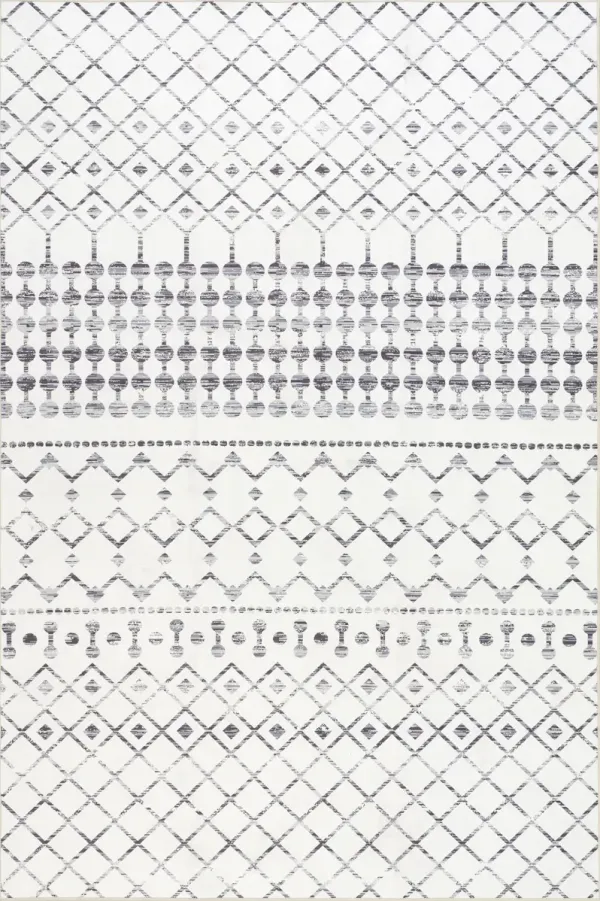 Moroccan Trellis Spill Proof Washable Rug