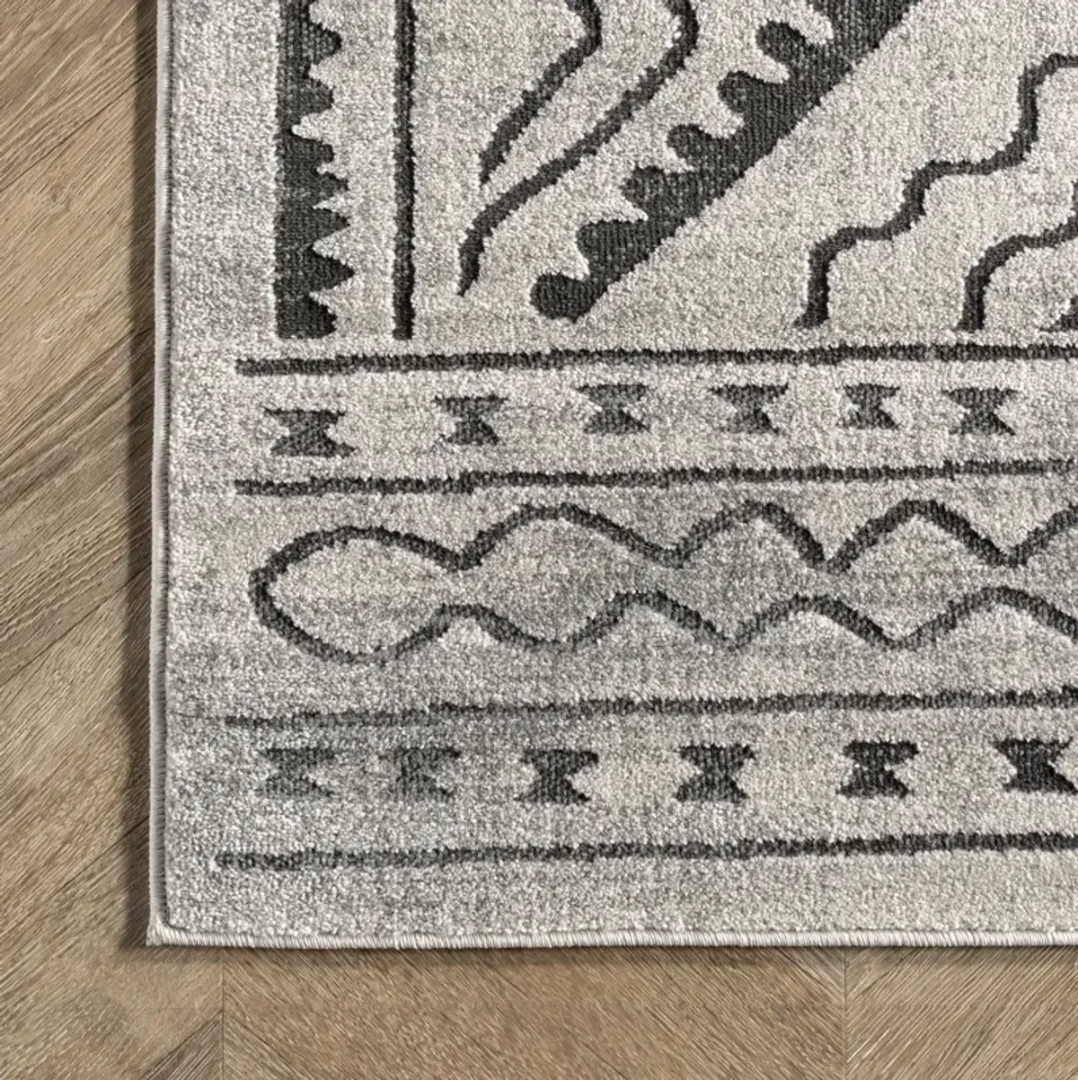 Bordered Trellis Rug