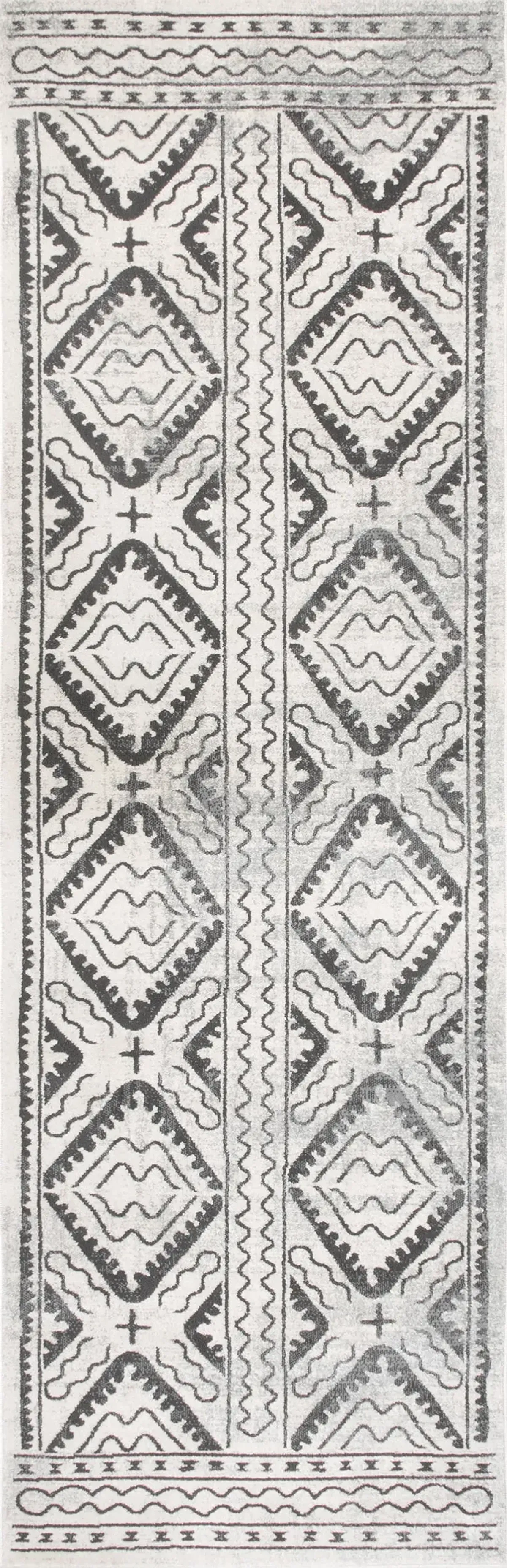 Bordered Trellis Rug