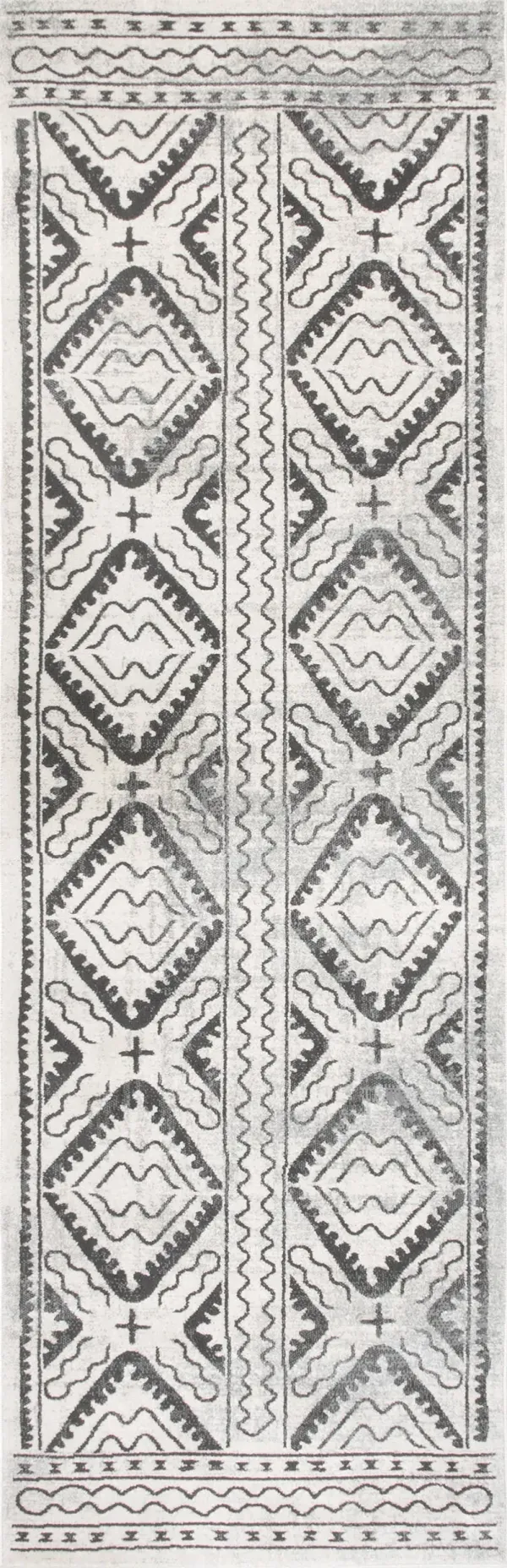 Bordered Trellis Rug