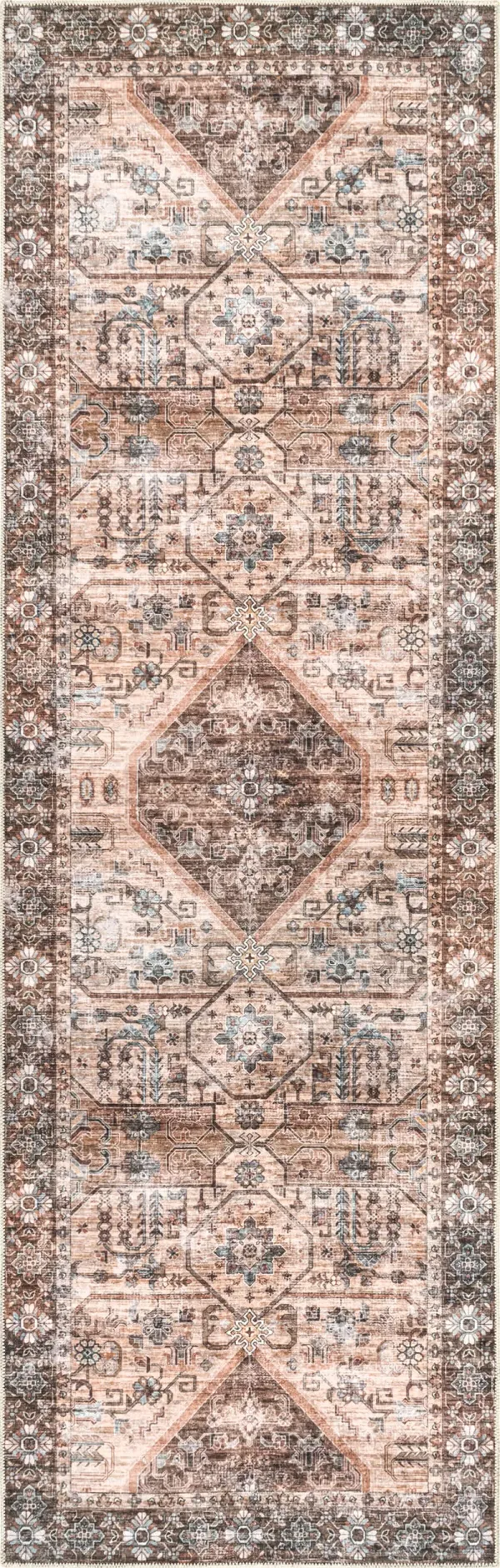 Zella Washable Vintage Rug