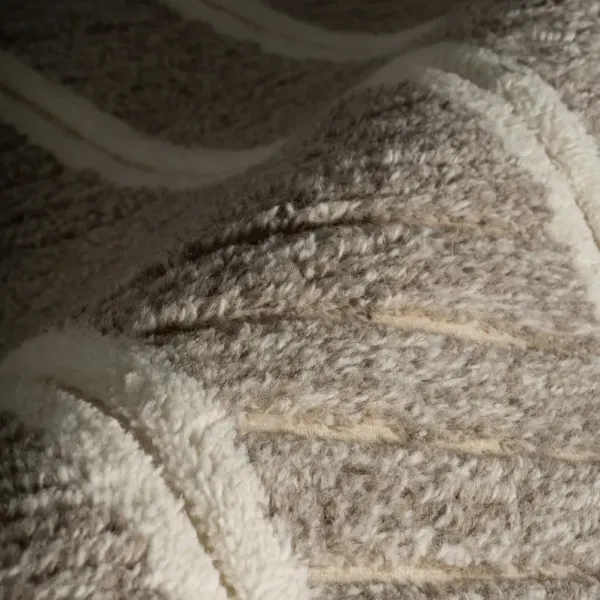 Elvine Modern Striped Wool Rug