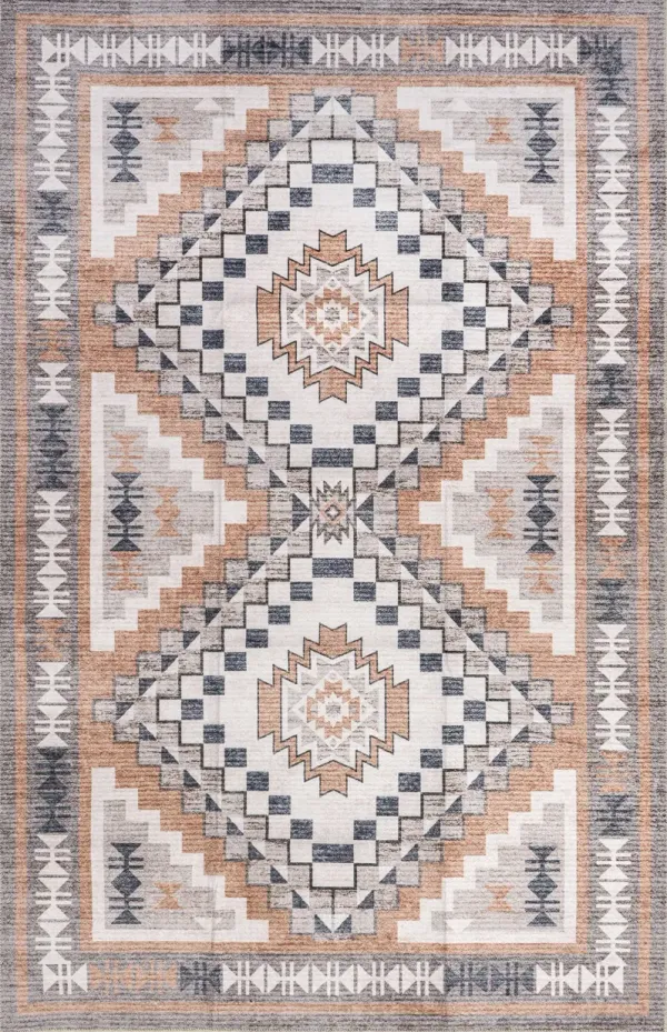 Violeta Timeless Medallion Washable Rug