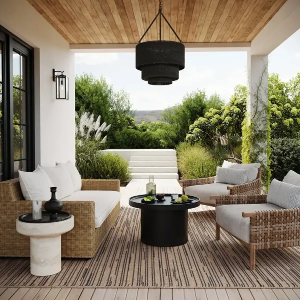 Dilara Transitional Abstract Indoor/Outdoor Rug