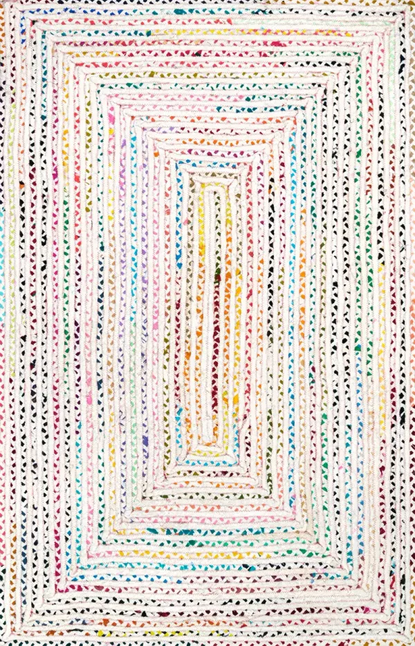 Bohemian Chindi Braided Rug