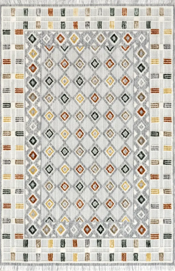 Nanette Iridescent Mini Diamonds Rug