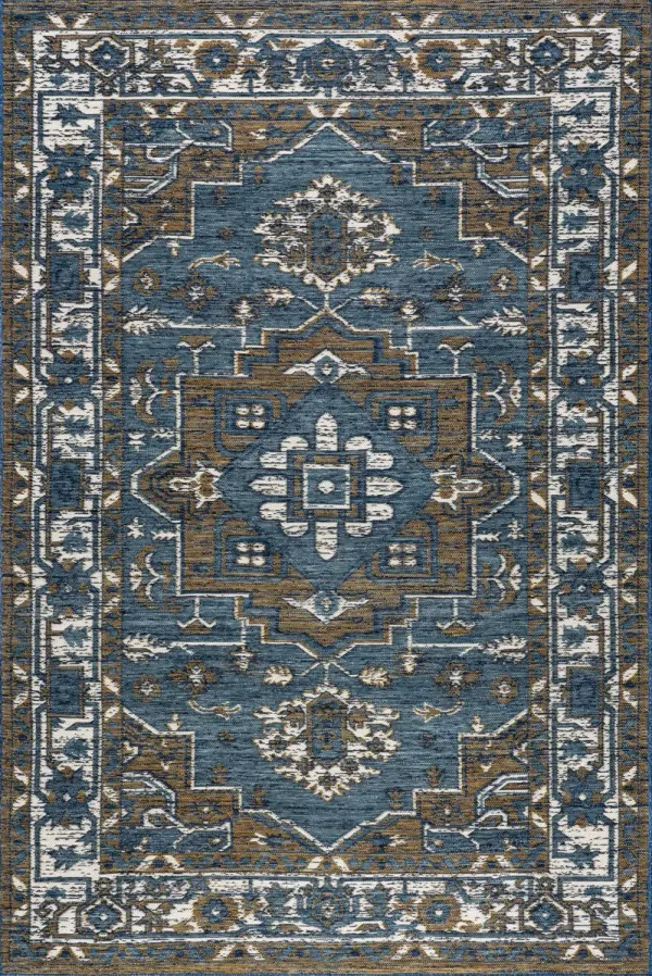 Brynlee Medallion Reversible Indoor/Outdoor Rug