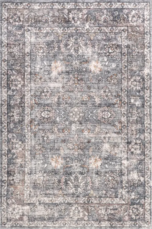 Shea Medallion Washable Rug