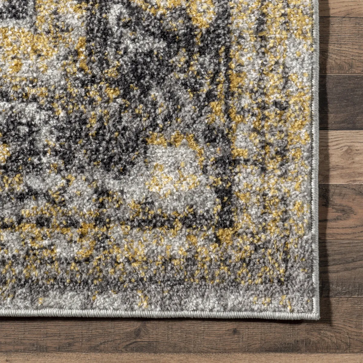 Faded Star Petal Emblem Rug