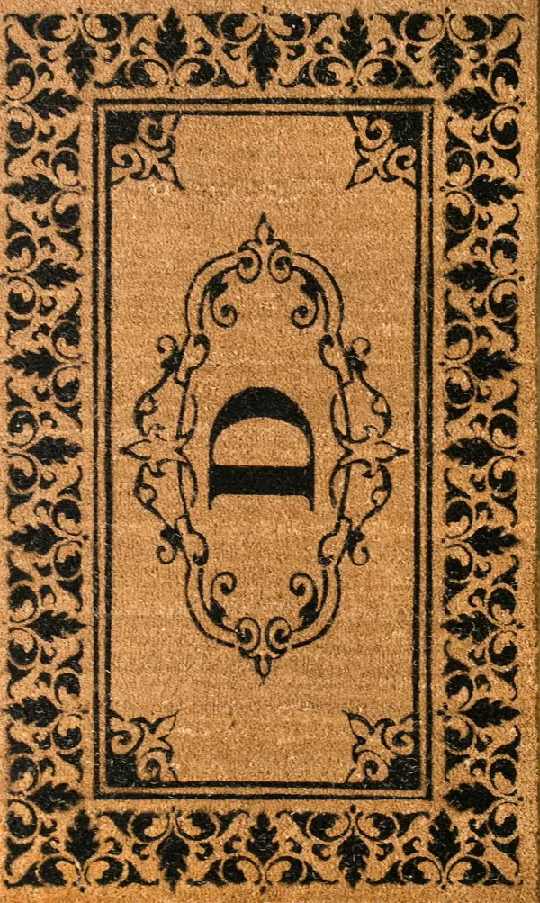 Monogrammed Outdoor Welcome Door Mat