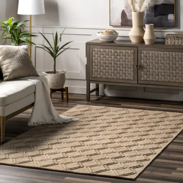 Textured Trellis Rug